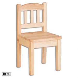 Drewniane krzesełko dziecięce AD241