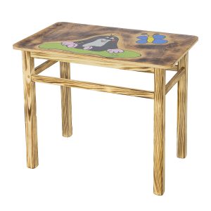 Drewniany stolik dziecięcy AD232 - Krecik